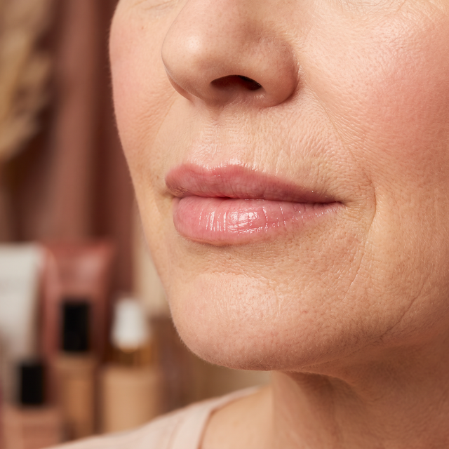 Soft hydrated lips