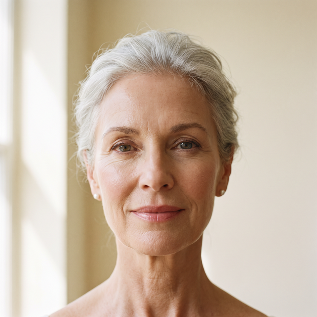 Woman with a natural healthy glow